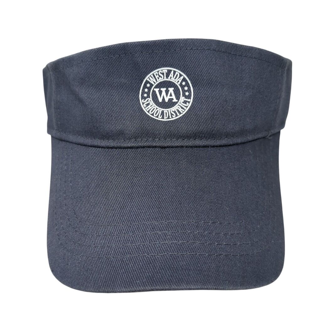 West Ada School District Strapback Sun Visor Hat Blue One Size Hit